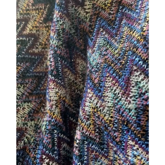 Maeve Anthropologie Westwater Knit Chevron Multi Color Drop Waist Dress - Picture 5 of 13